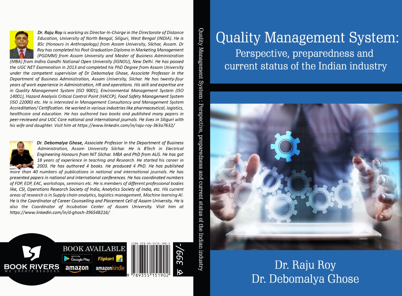 Quality Management System Perspective, preparedness, and current status of the Indian industry